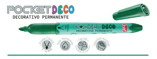 Producto - Marcador Trabi Pocket Deco X 10 TR1996 - 2