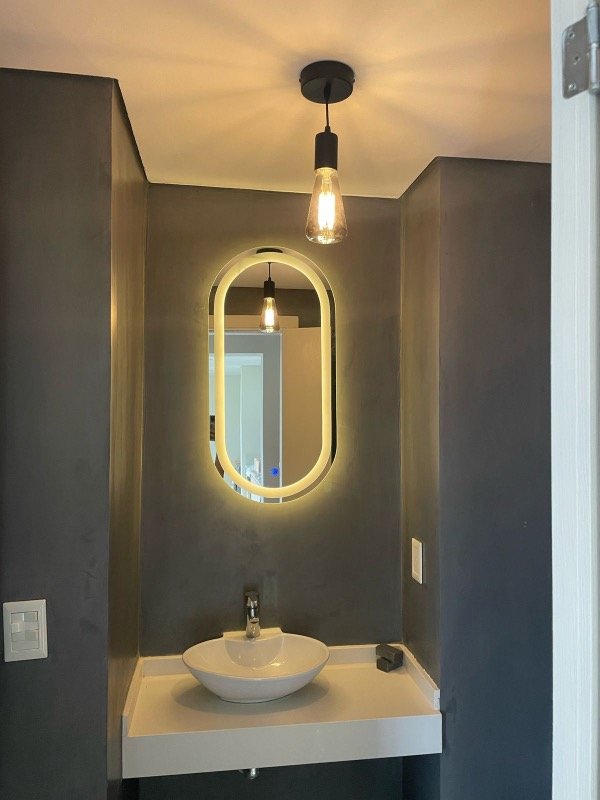 Producto - Espejo led ovalado de 50x60