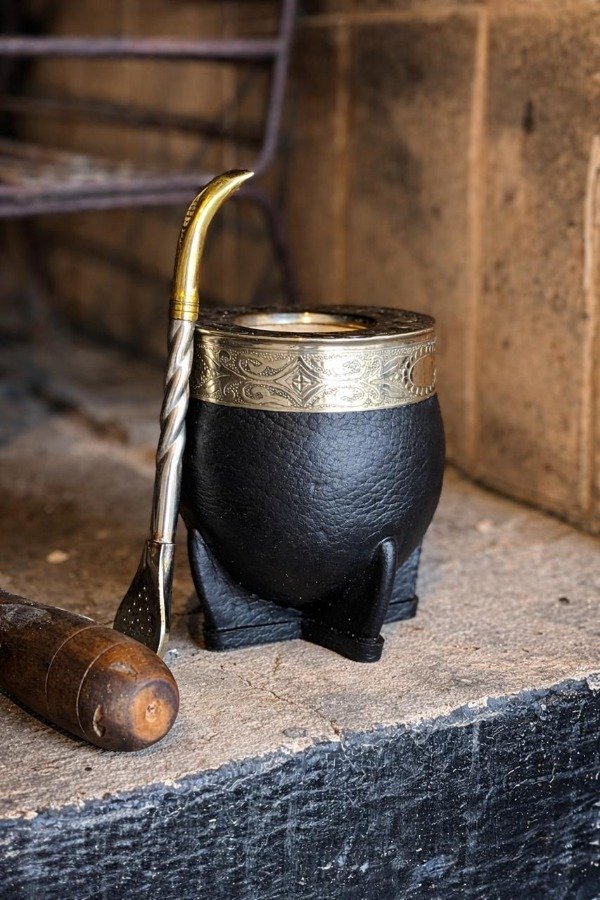 Producto - MATE IMPERIAL CINCELADO - NEGRO