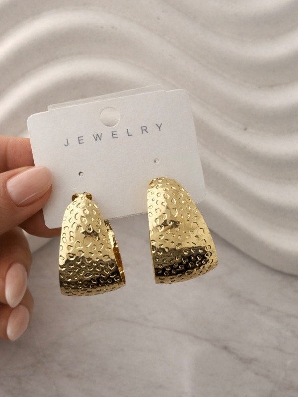 Producto - ARGOLLAS LABRADAS DORADAS 3011