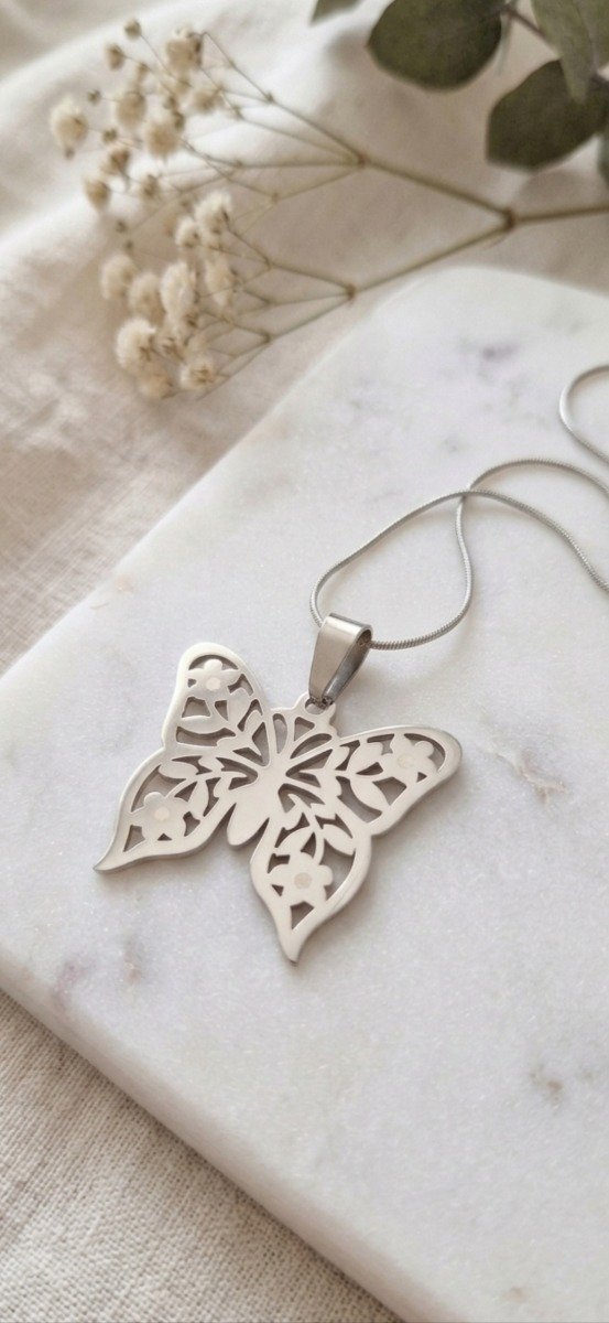 Producto - Collar Butterfly Acero