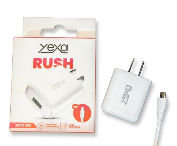 Producto - Cargador XAEA RUSH V8  4.8A cable desmontable