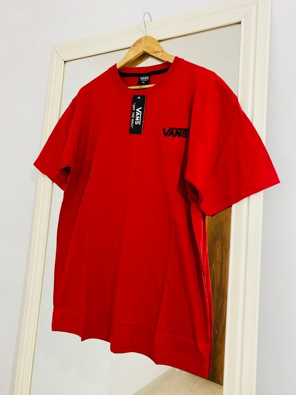 Producto - Remera Vans Bordado Roja