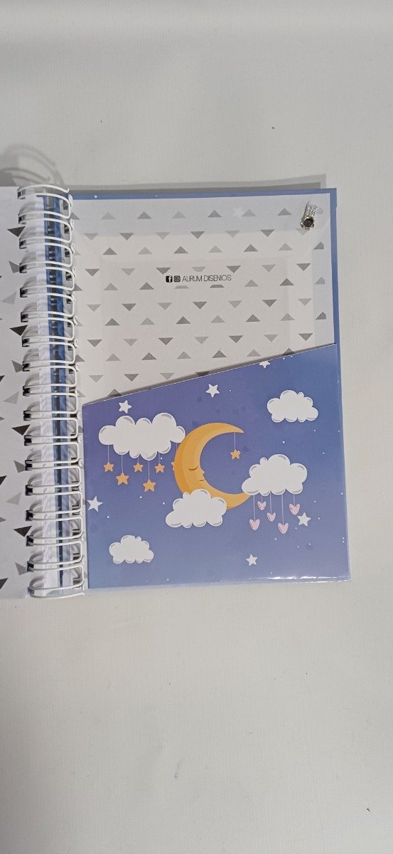 Producto - Cuaderno Pediatrico Luna y estrellas - 11