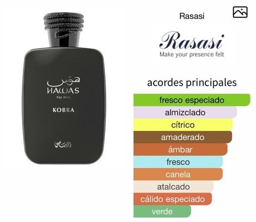 Producto - Hawas Kobra - Rasasi - 1