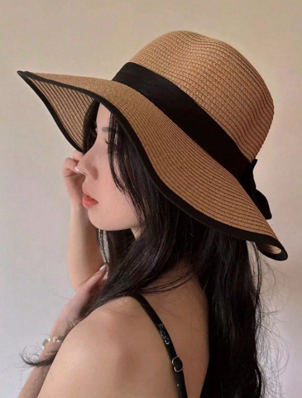 Producto - Sombrero de paja de ala ancha - 0