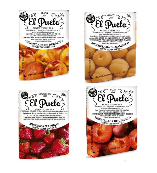 Producto - Mermeladas Surtidas pack x 50 unidades