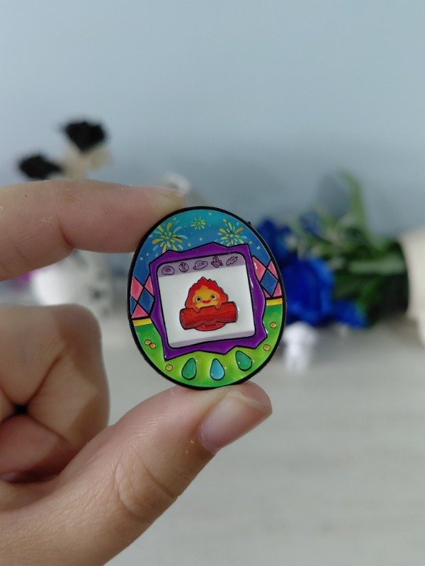 Producto - Pin metalizado - Tamagotchi temático de Studio Ghibli #1438