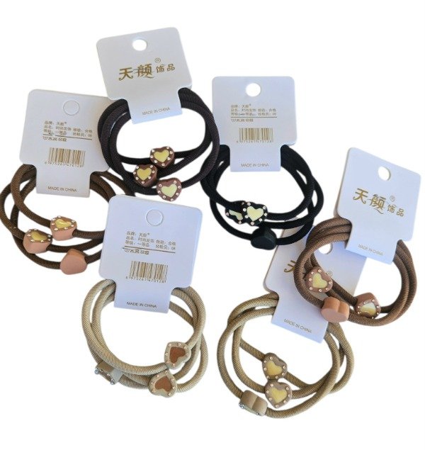 Producto - Pack 3 colitas Corazones