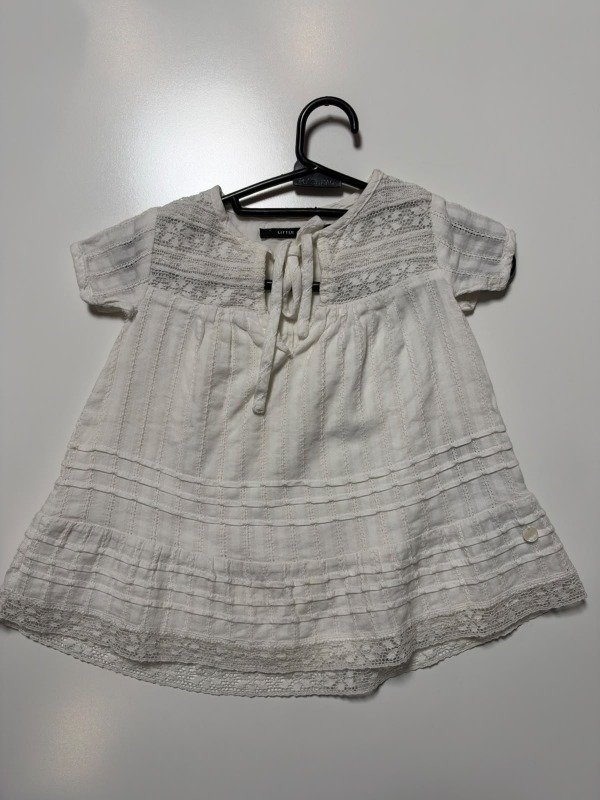 Producto - Vestido blanco Little Akiabara 6 meses - 1