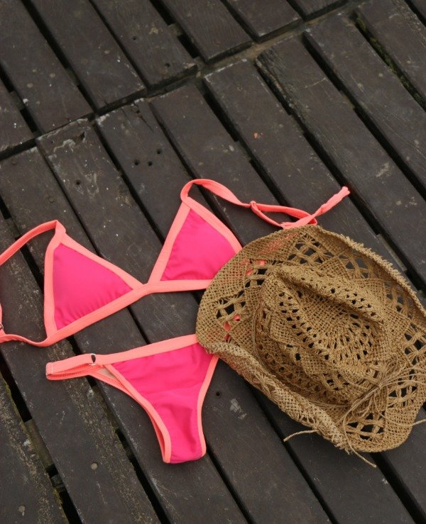 Producto - Bikini Lali fucsia y coral