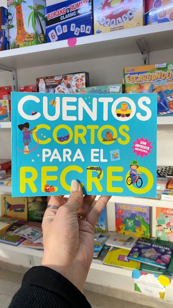 Producto - Libro "Cuento cortos para el recreo" de Mabel Zimmermann - Imprenta mayúscula