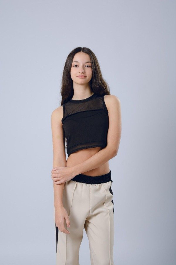 Producto - Top Tul negro