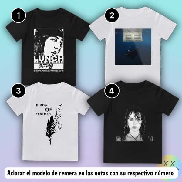 Producto - Baby Tee Billie Eilish #1 (varios modelos)