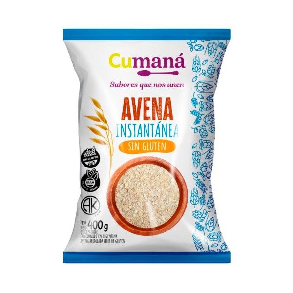 Producto - Avena Instantanea x 400g CUMANA