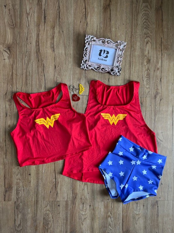 Producto - Remera Mujer Maravilla + Short