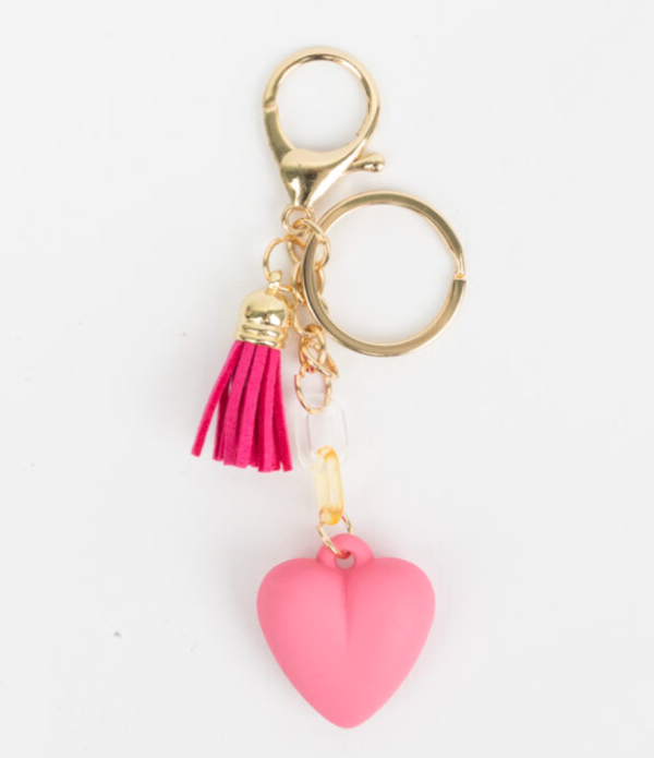 Producto - Charm llavero corazon city girl