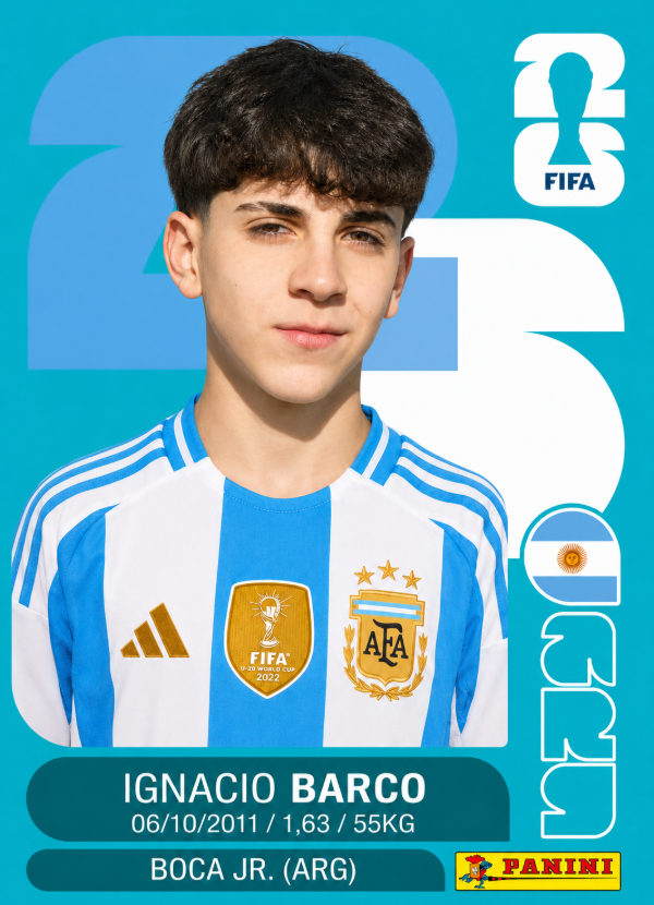 Producto - Figurita Mundial 2026 Personalizada