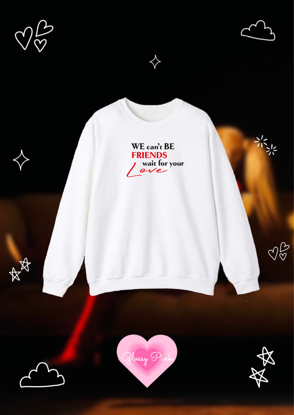 Buzo blanco Wait For Your Love frisado