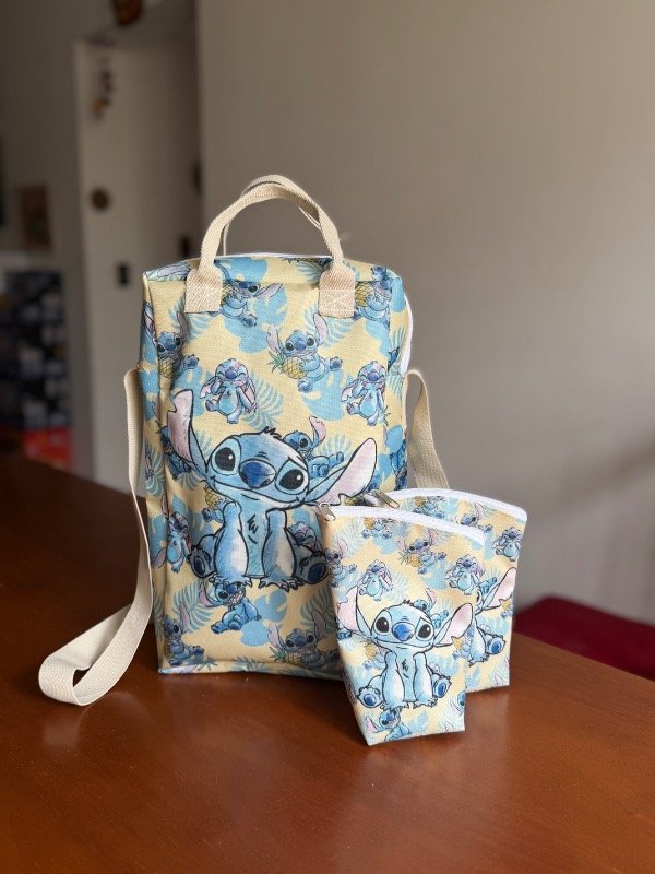 Producto - Bolso matero Stanley con chaulatas Stitch acuarela