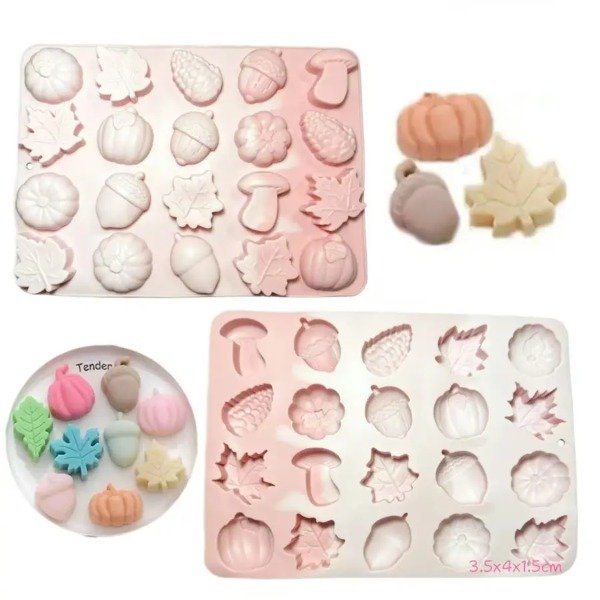 Producto - Molde hojas de otoño x20