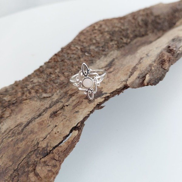 Producto - Anillo cuarzo rosa