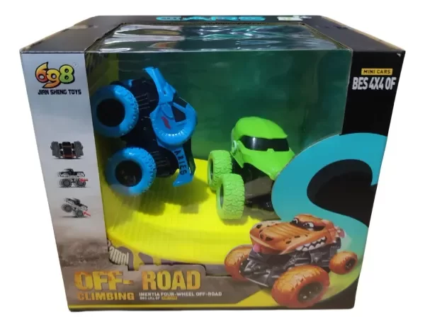 Producto - Vehiculo Setx2 Con Rampa Backflip 360 Auto A Friccion