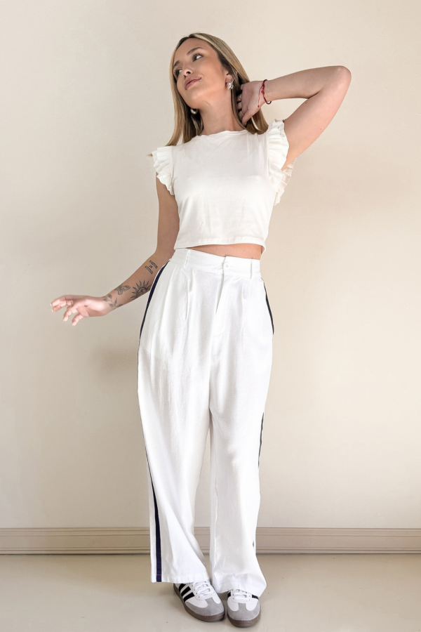 Producto - Pantalon Genova Blanco