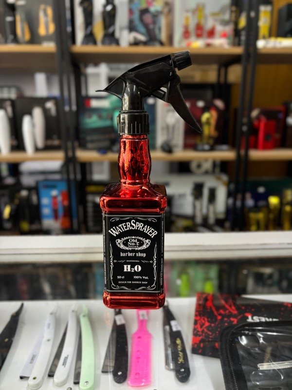 Producto - Rociador wisky ROJO metalizado