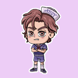 Producto - Stickers en Vinilo - Stranger Things - Steve