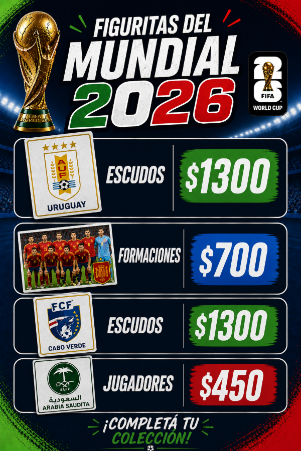 Producto - Grupo H - ESP/CPV/KSA/URU - Mundial 2026