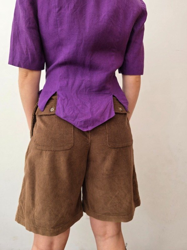 Saco violeta silueta — imagen 5