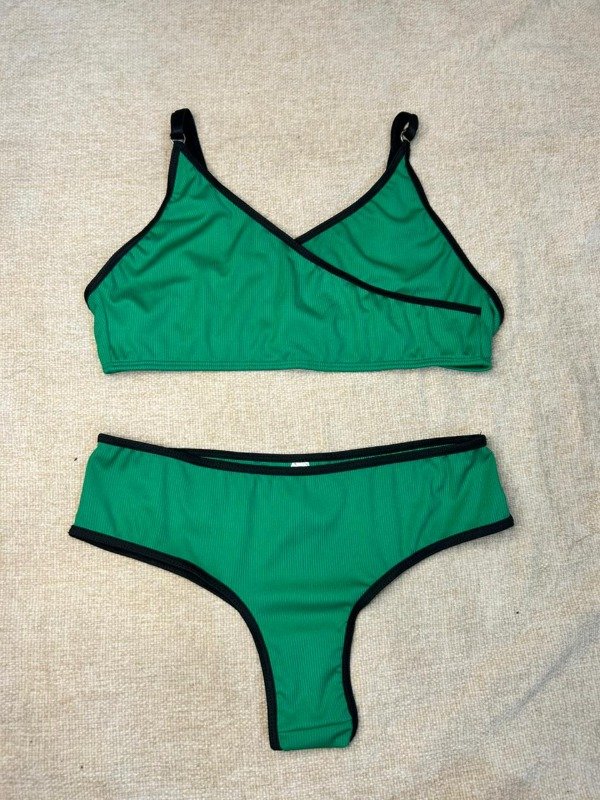 Producto - Set Lenceria Nicole Morley Lycra Verde