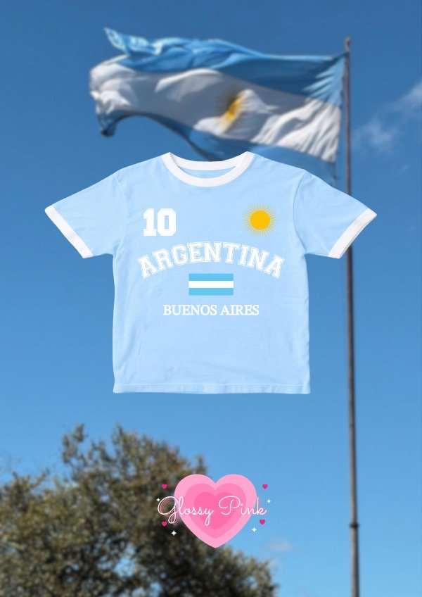 Producto - Baby Tee Argentina Bs As - DTF