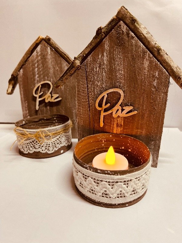 Producto - Casita porta vela Paz