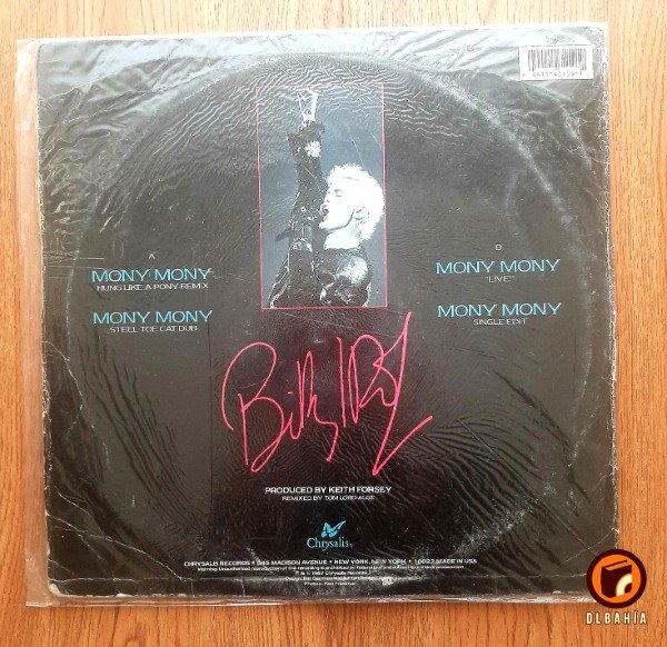 Producto - Mony Mony Live Billy Idol Vinilo (USA) - 1