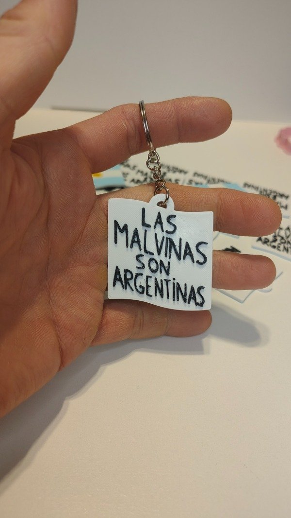 Producto - LLAVERO BANDERA LAS MALVINAS SON ARGENTINAS MAS BANDERA ARG - 1