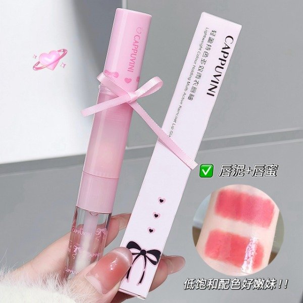 Producto - Labial duo matte + gloss Cappuvini