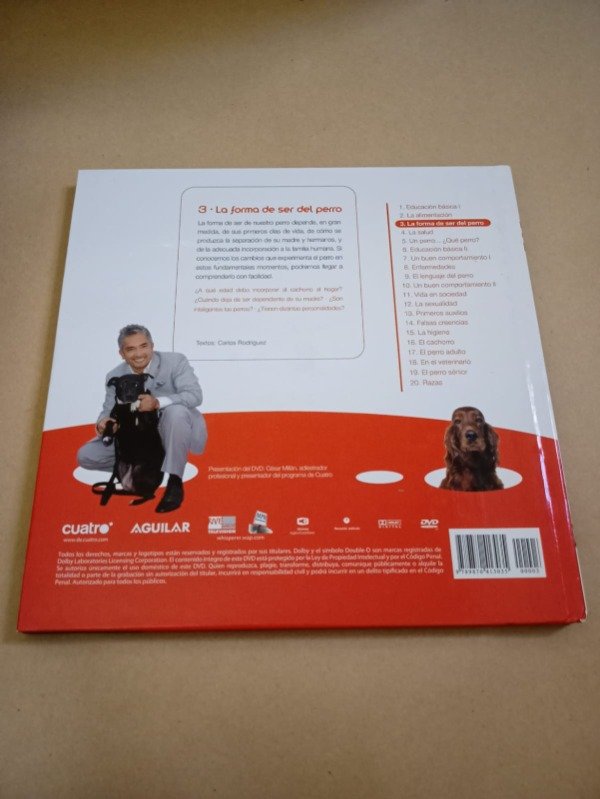 Producto - El encantador de perros #3 - Carlos Rodríguez - Aguilar 2009 Libro + DVD - 1