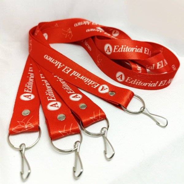 Producto - Lanyards Personalizados x 100 C/aro y mosq