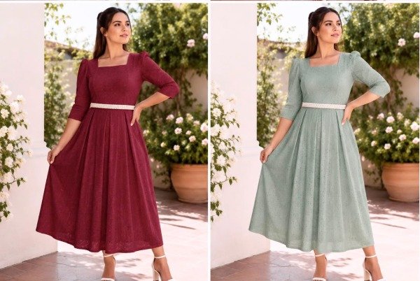 Producto - VESTIDO BRODERI LISO - 2
