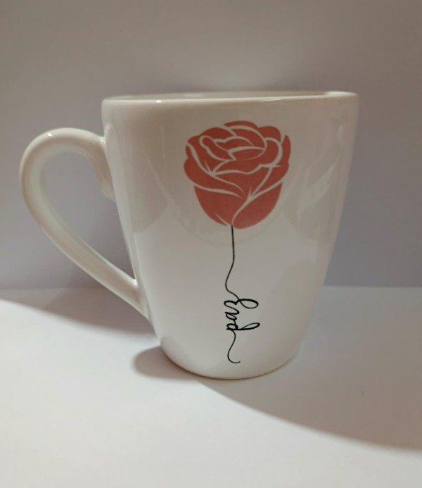 Producto - Taza flores palabra
