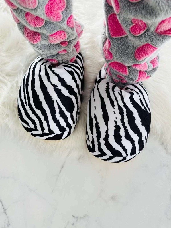 Producto - Pantuflon cebra 37-38