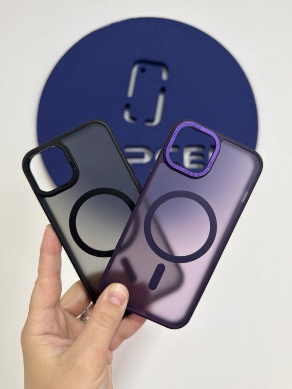 Producto - FUNDA CROMADA ESMERILADA MAGSAFE IPHONE 14