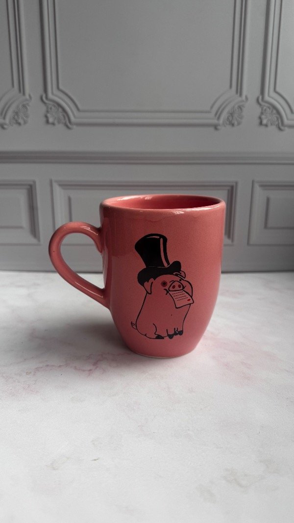Producto - Taza rosa - CERDITO 1