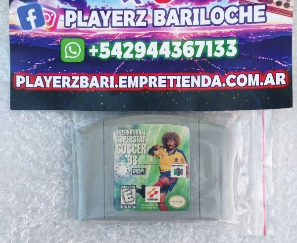 Producto - INTERNATIONAL SUPERSTAR SOCCER 98 1998 NINTENDO 64 NTSC