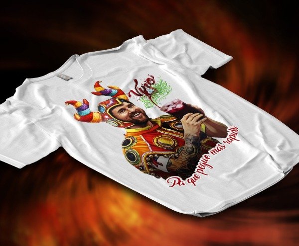 Producto - Diseño Para remera Messi VINO Y SPRITE 2
