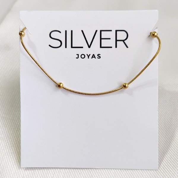Producto - Pulsera colita de rata y bolitas AD