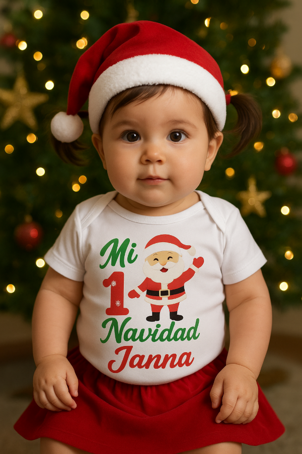Producto - Body de Navidad para bebe de Papá Noel