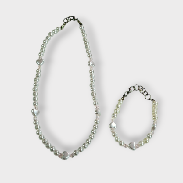 Producto - Collar + Pulsera Perlas